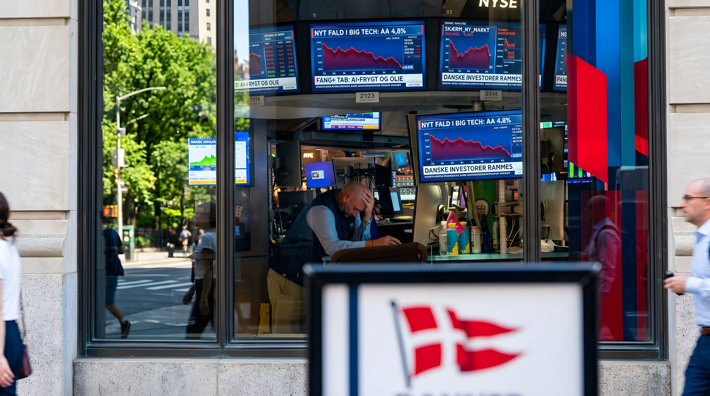 Amerikanske tech-giganter ramt af store fald