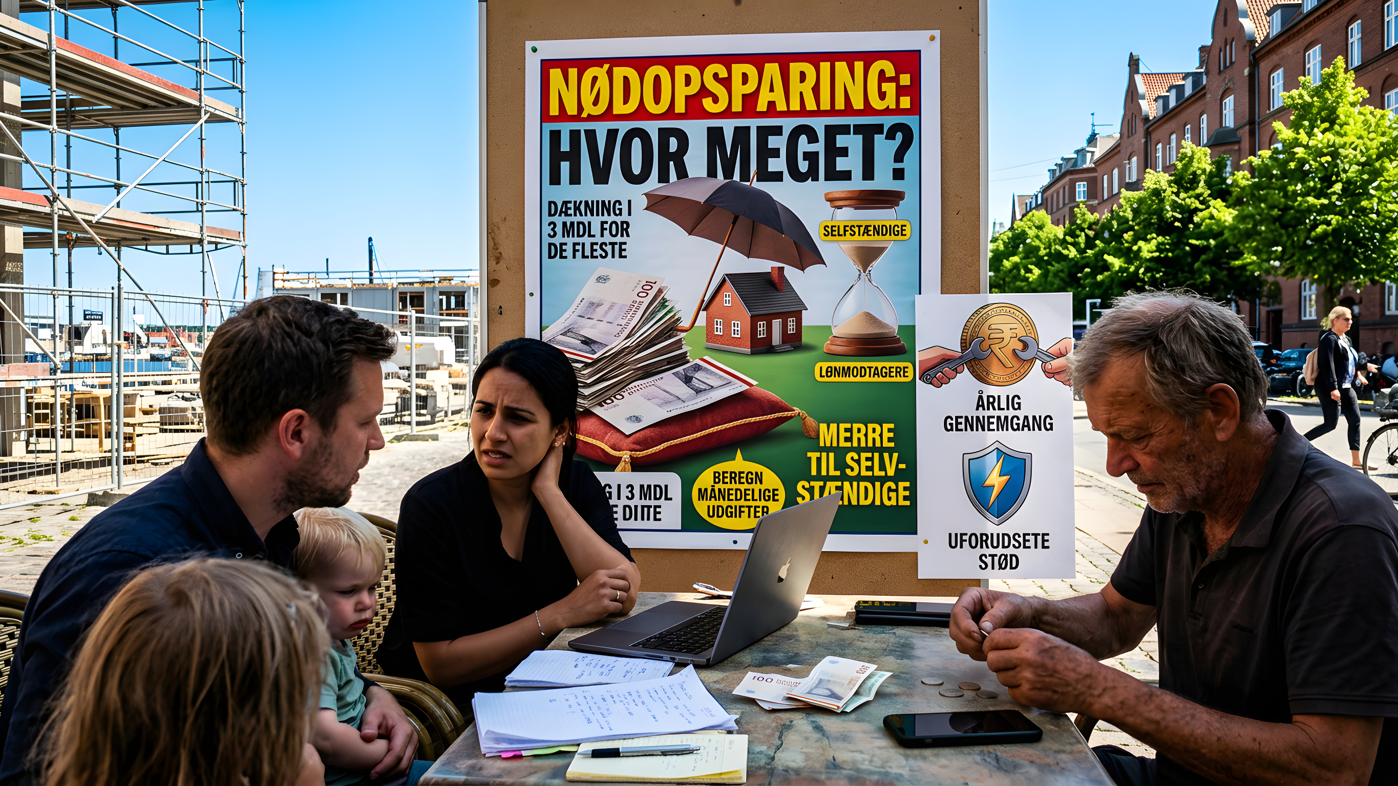 Så meget skal du have stående på din nødopsparing