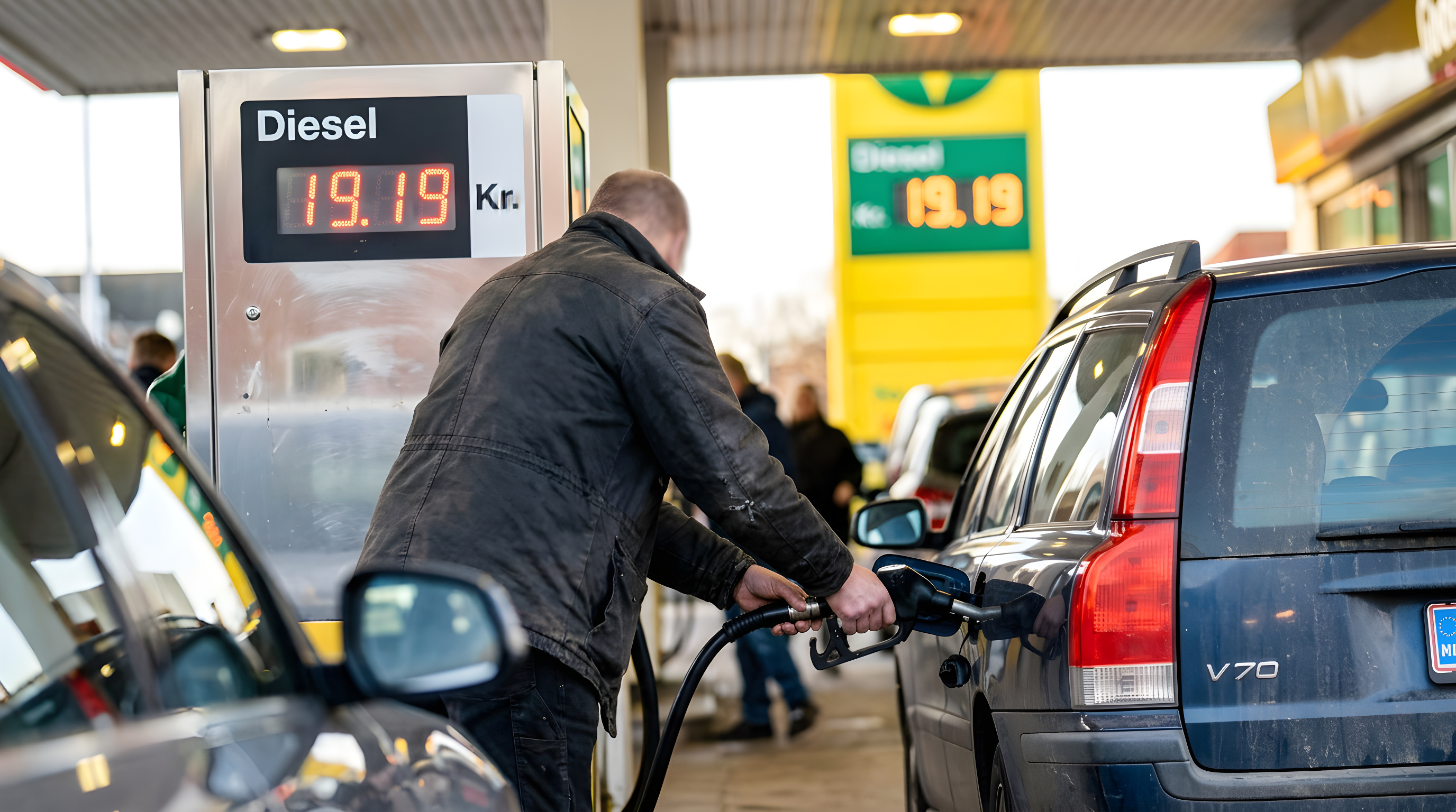 Prisen på diesel rammer det højeste niveau nogensinde