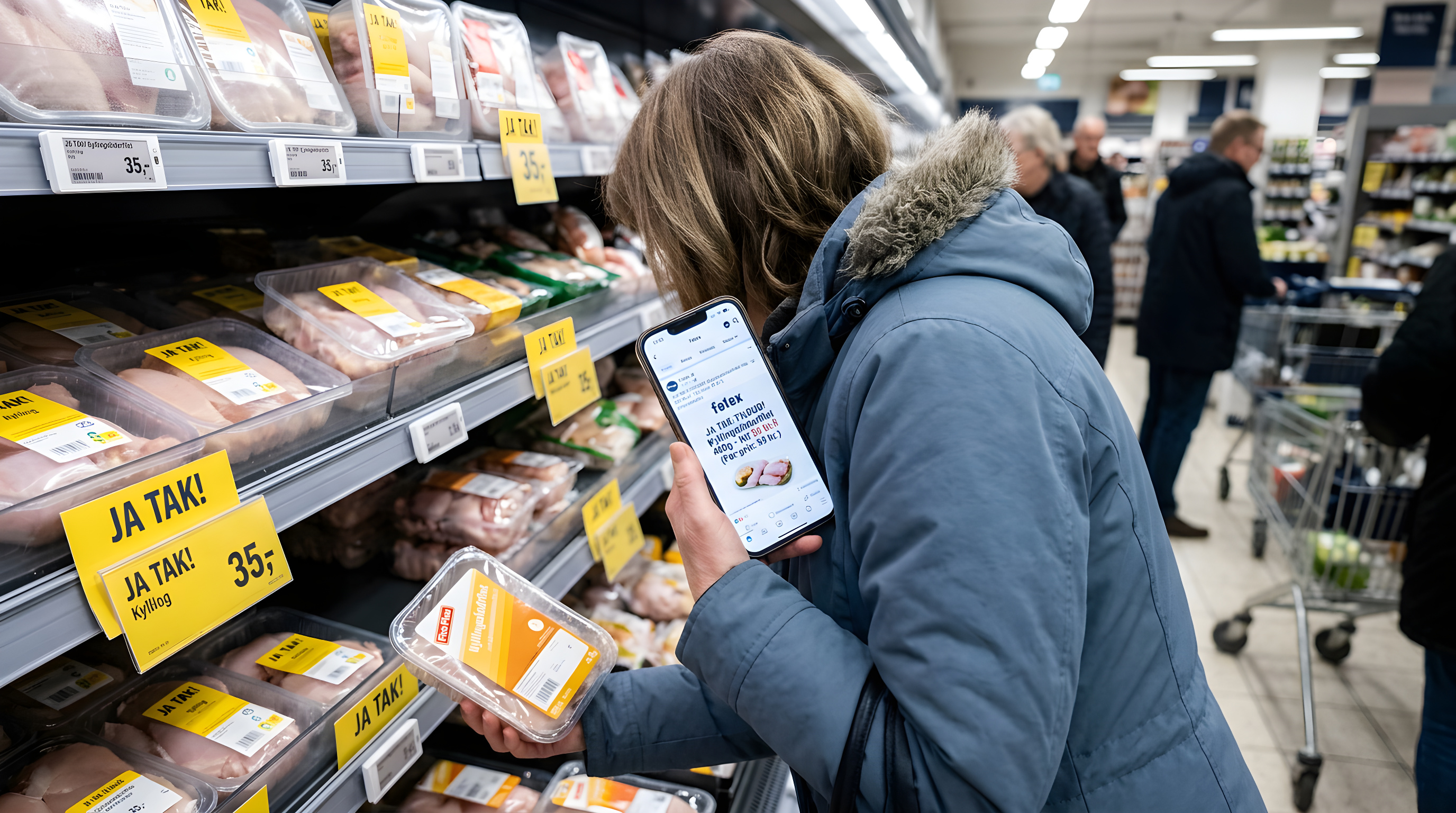 Supermarkedernes ja tak-tilbud undersøges for snyd